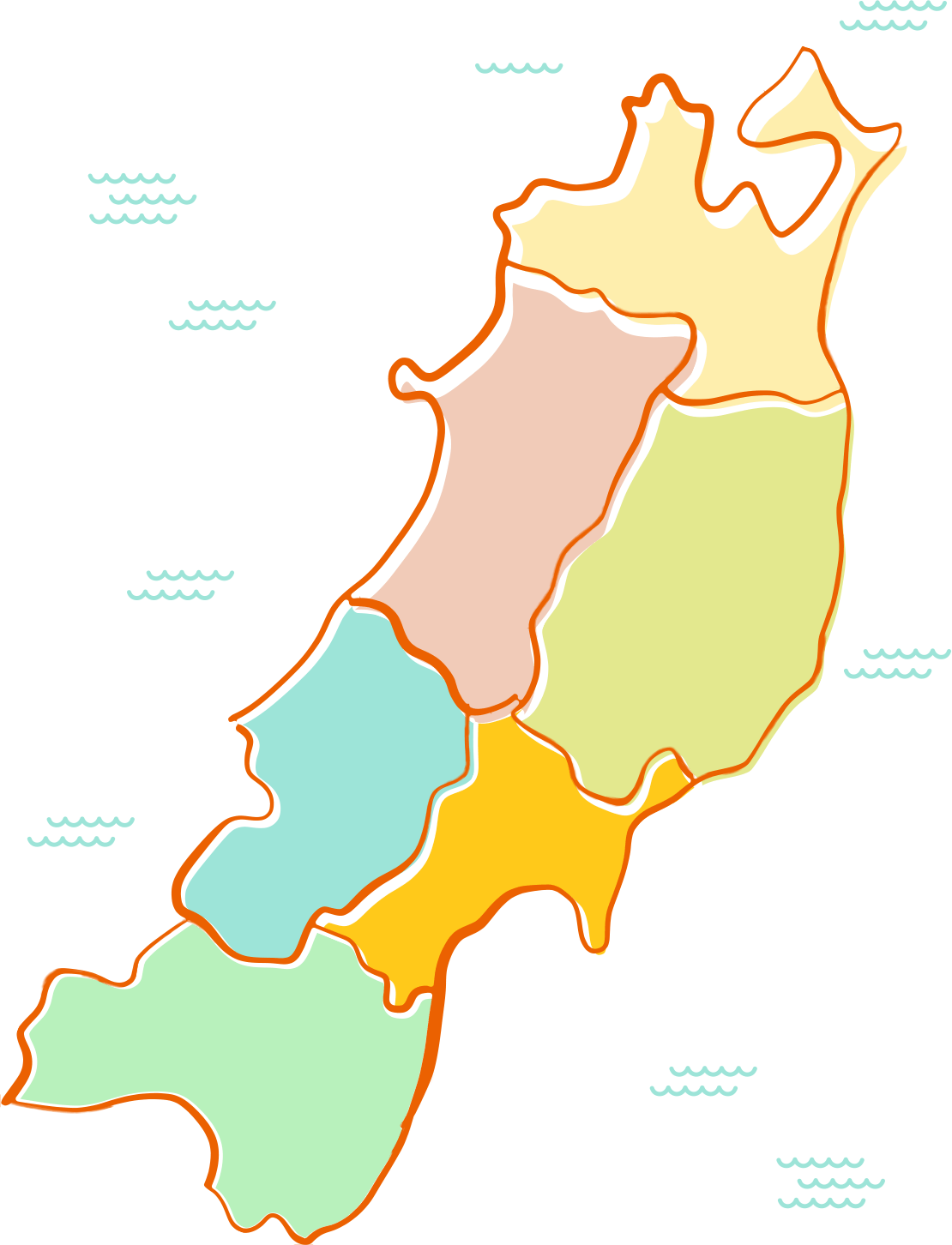 東北六縣地圖